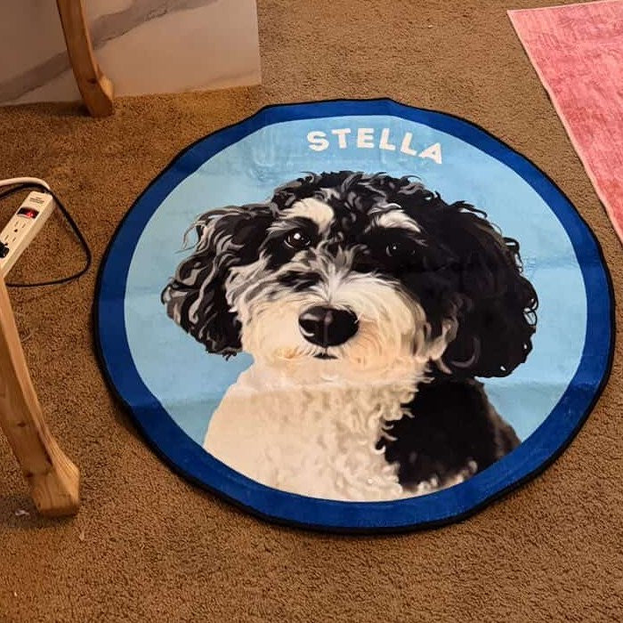 Stella's blue Full Color rug